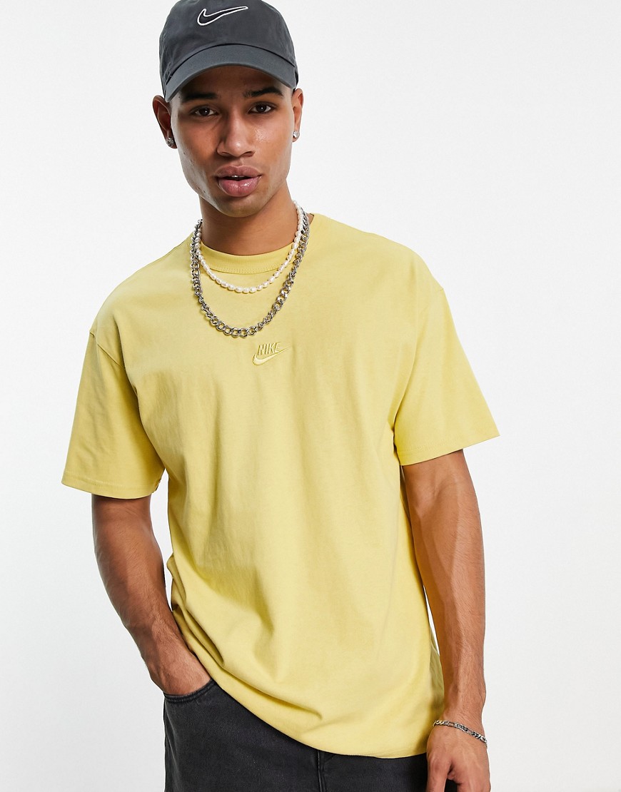 Premium - T-shirt oversize pesante color oro-Giallo - Nike T-shirt donna  - immagine3