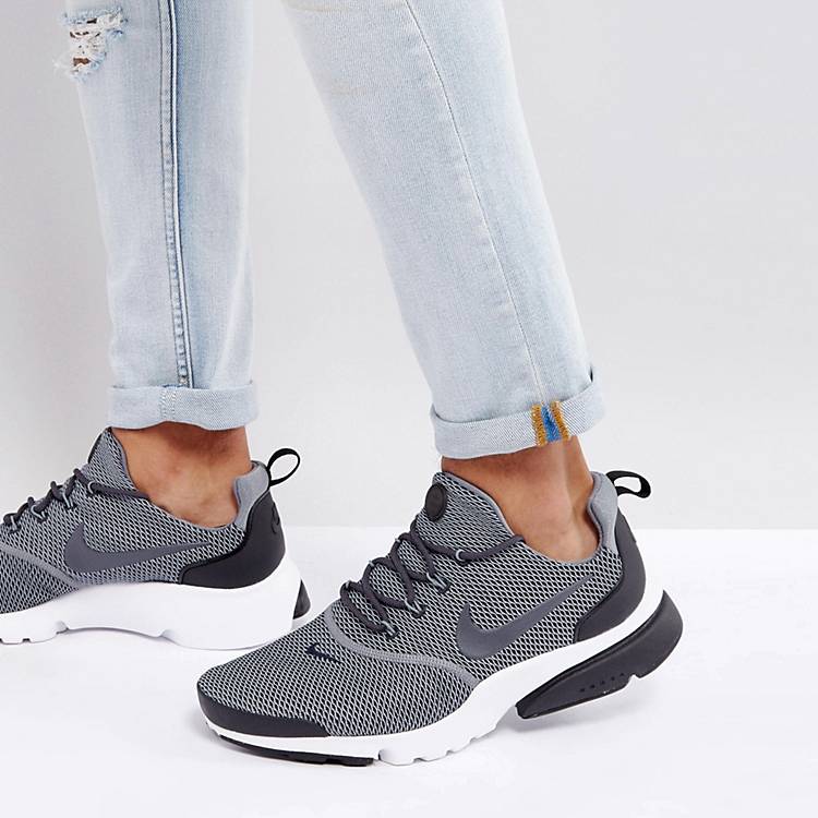 Bloodstained Marked Parana River Nike Presto Fly SE Trainers In Grey 908020-006 | ASOS