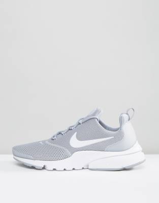 nike grey presto fly trainers