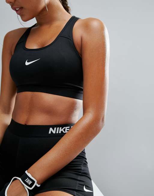 Nike Training cutout bra in black