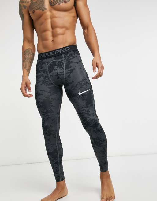 Collant de sport Nike Pro pour homme - Gris - Sous-vêtement sport