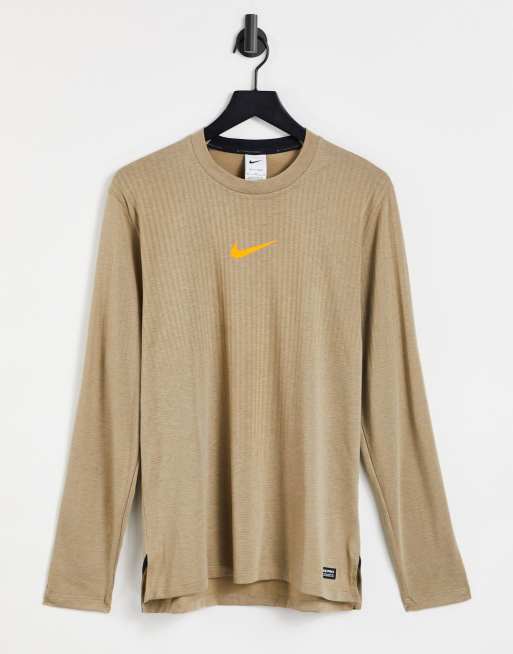 Brown nike cheap long sleeve