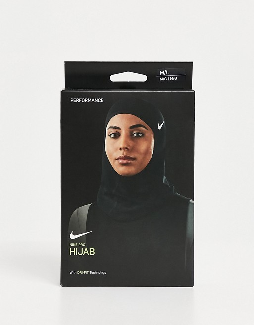 Nike Pro Swoosh hijab in black