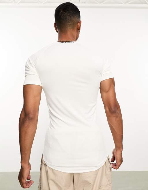 Nike Pro - T-shirt de sport ajusté en tissu Dri-FIT - Blanc, 2 de 4