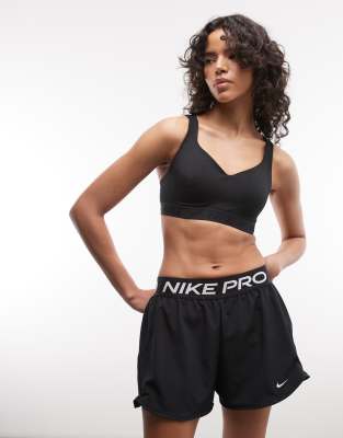 Nike Pro Training 2 in 1 shorts in black black 10590₽