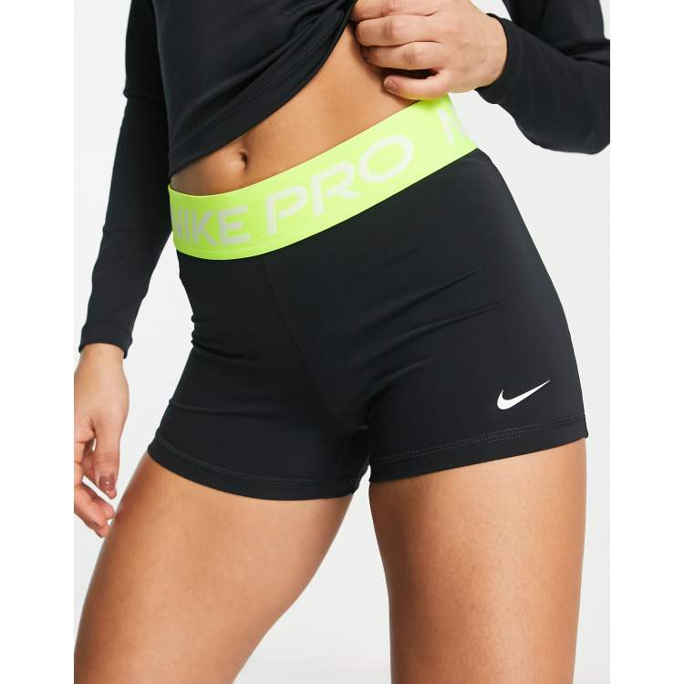 Nike Pro Training 3 inch booty shorts in black camo