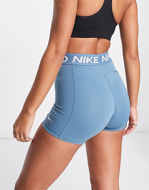 Farmacologie Charmant Retoucheren Nike Pro Training 3 inch booty shorts in teal | ASOS