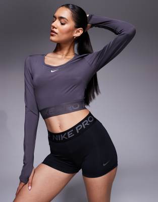 Nike Pro Training 365 3-inch Shorts In Black