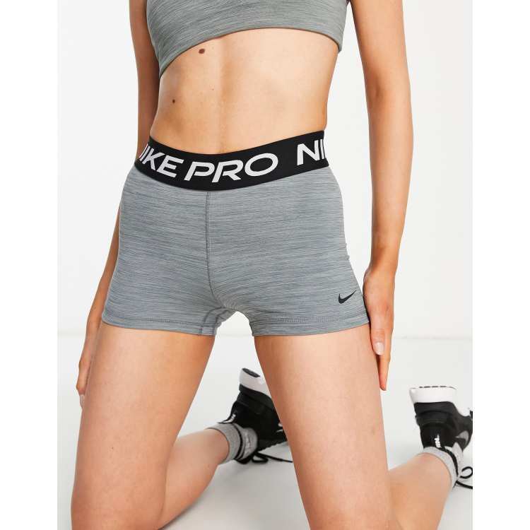 Nike Pro Training 365 3-inch shorts in gray