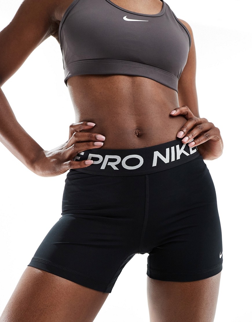 Nike Pro Training 365 5 inch booty shorts in black