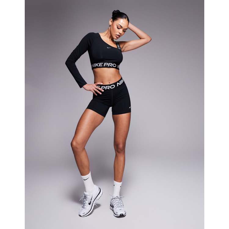 Nike Pro Training 365 5 inch booty shorts in black