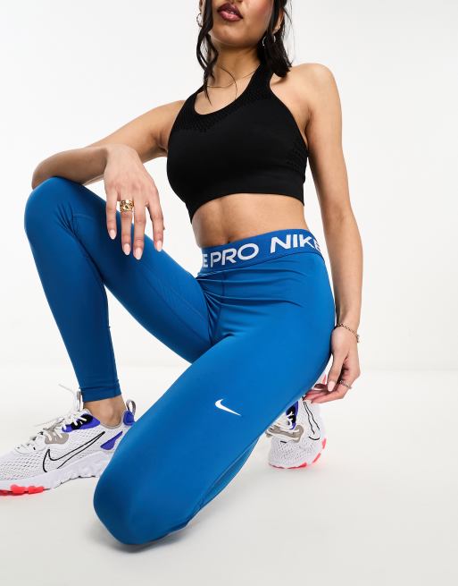 Nike Pro Training 365 Legging in blauw ASOS