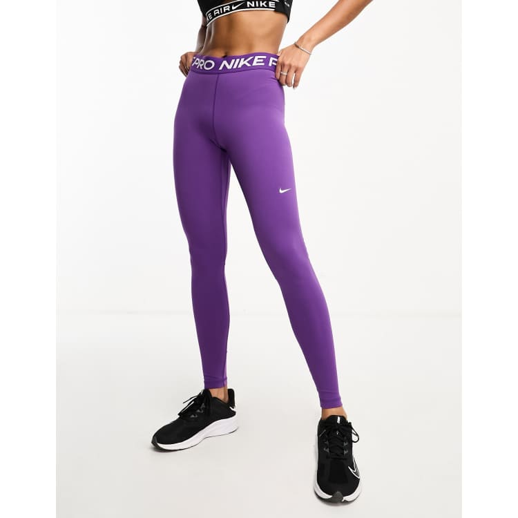 Nike Pro Training – Fioletowe legginsy