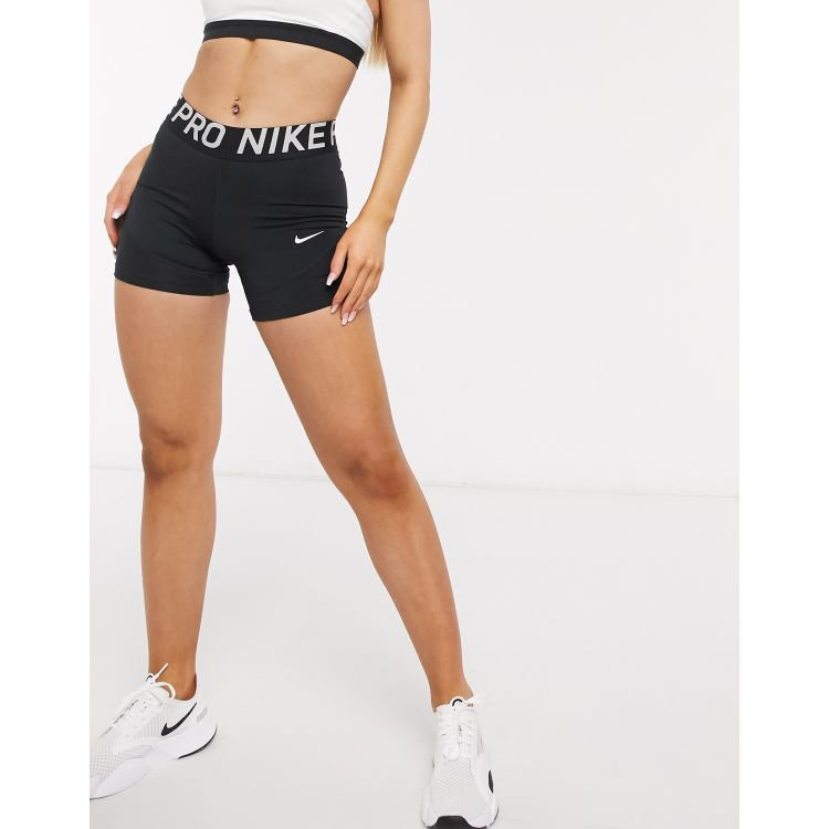 nike spandex shorts black