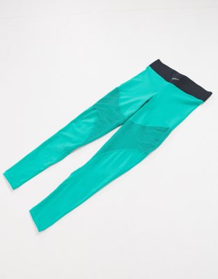 nike pro turquoise leggings