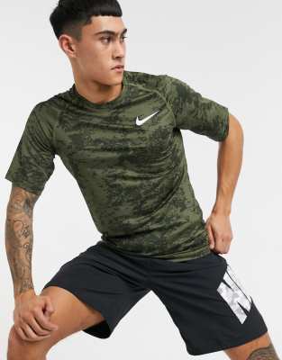 green camo nike shirt