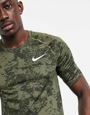 Nike Pro Training all over camo print 