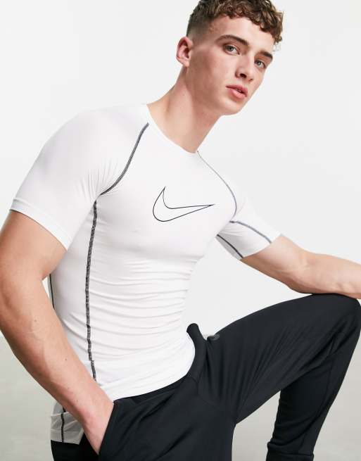 White nike cheap workout shirt