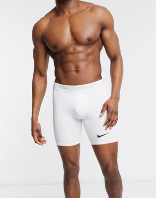 Nike Pro Training boxer briefs in white 
