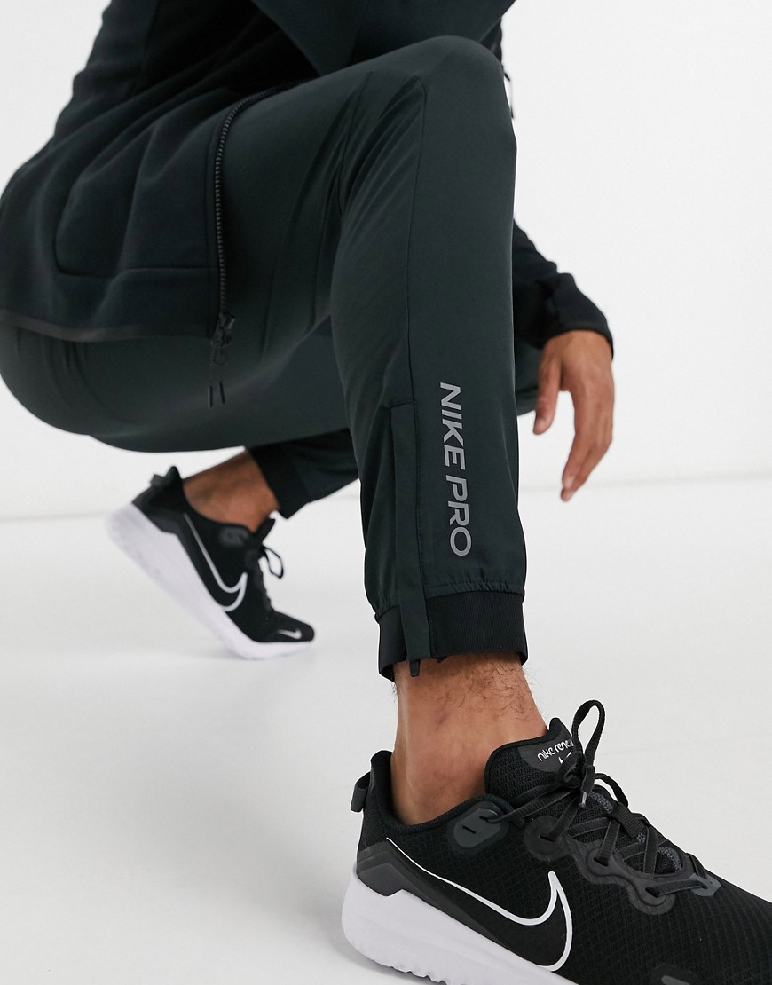 Nike Pro Training Collection flex rep joggers in black