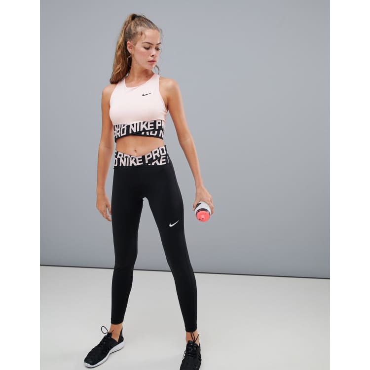 Pro Training Cross Over Legging In Black