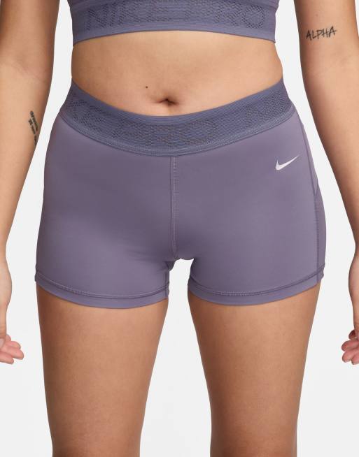 Purple nike compression shorts deals
