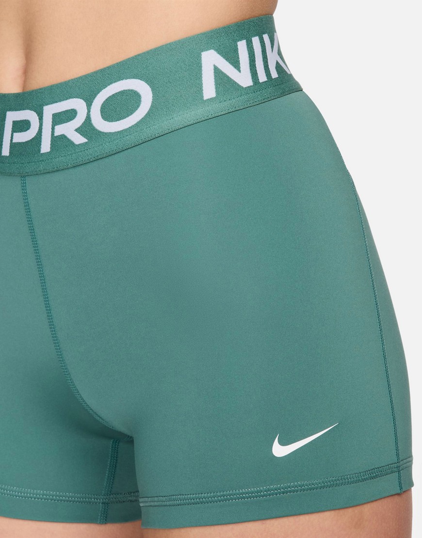 Nike Pro Training Dri-fit 3-inch Shorts In Green