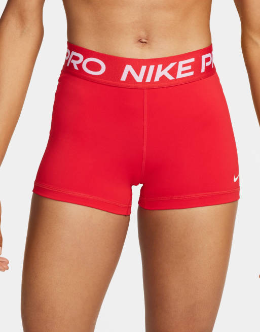 Nike Women s Pro 3 Shorts Red