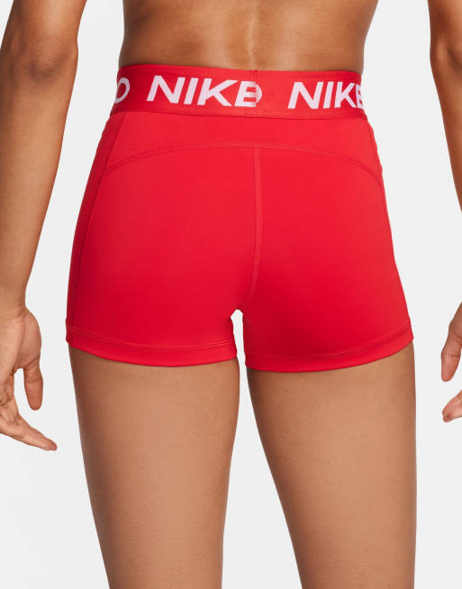 Nike Women s Pro 3 Shorts Red