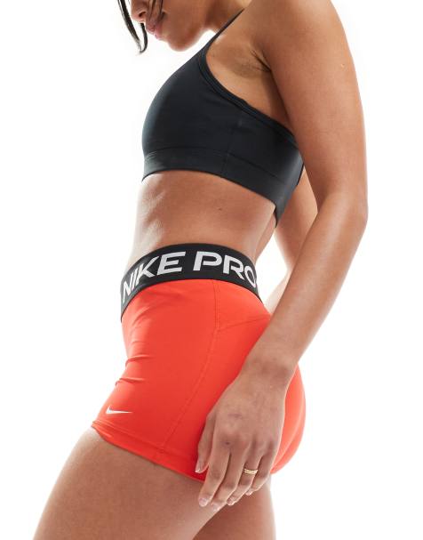Nike Pro Training Dri-Fit 3 inch shorts in red - view 1