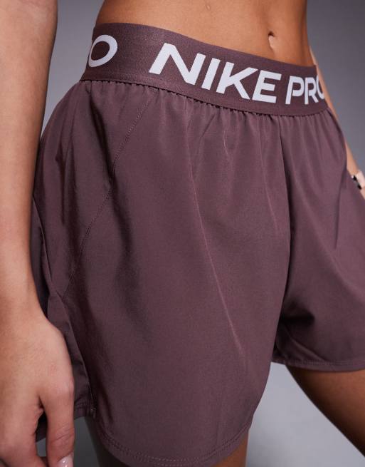 Nike Pro Training – Dri-FIT 365 – Ciemnofioletowe szorty z tkaniny o długości 3 cali, 5 z 5