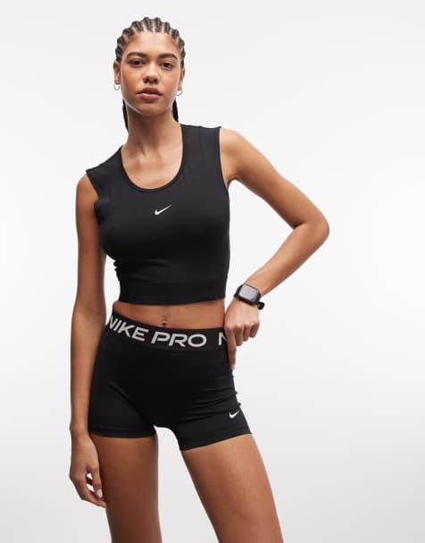 Nike Pro Training Dri-FIT 365 mid rise 3 inch shorts in black