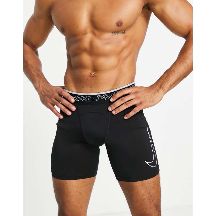 Nike Men's Pro Dri-FIT Black Compression Shorts - Hibbett