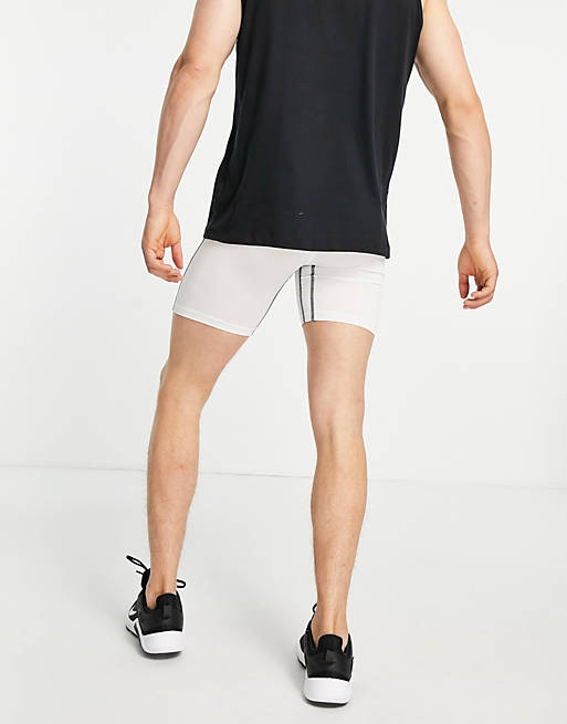 Nike Pro Dri-FIT shorts white | ASOS
