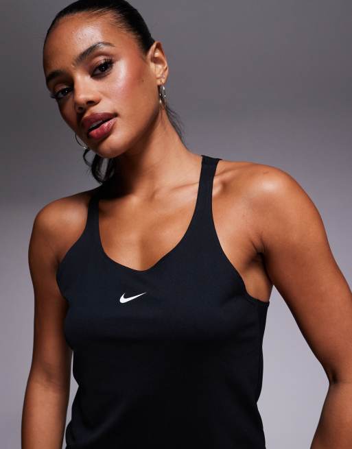 Nike Pro Training Dri-FIT Elastika tank in black, 4 of 4