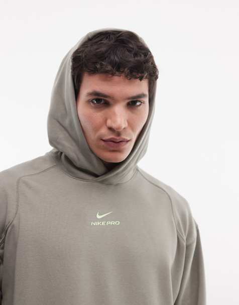 Nike Pro Training Dri-FIT hoodie in gray - view 1