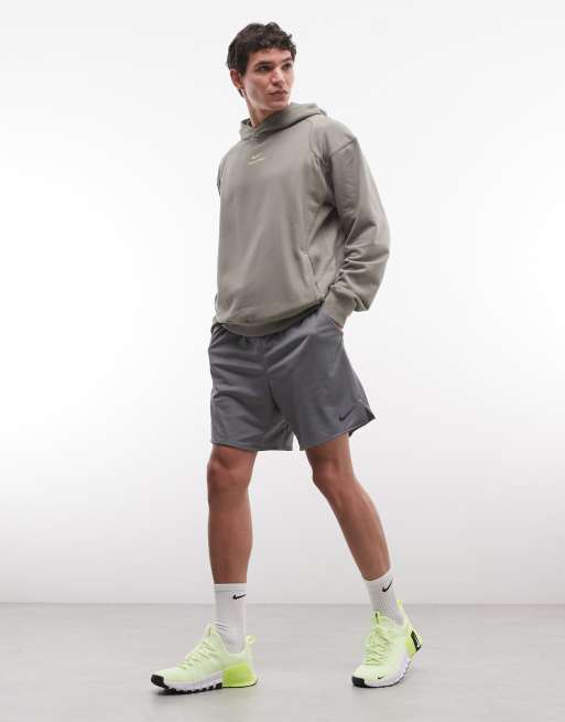 Nike Pro Training Dri-FIT hoodie in gray , 2 of 5