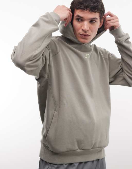 Nike Pro Training Dri-FIT hoodie in gray , 4 of 5