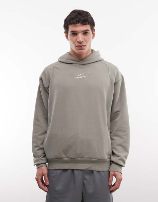 Nike Pro Training Dri-FIT hoodie in gray , 5 of 5
