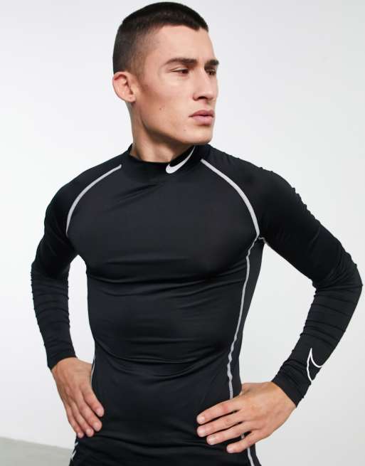 Nike dri fit mock turtleneck sale long sleeve