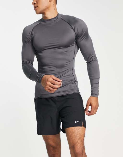 Nike pro core mock neck store tshirt mens