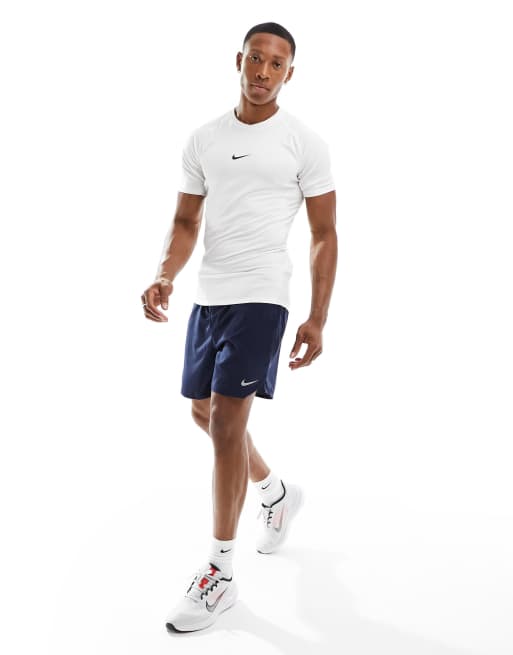 Nike Pro Training Dri-FIT muscle fit t-shirt in white