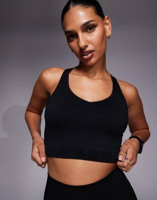 Nike - Pro Training Dri-FIT - Nahtloses Tanktop in Schwarz