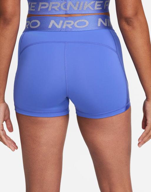 Blue nike cheap pro shorts