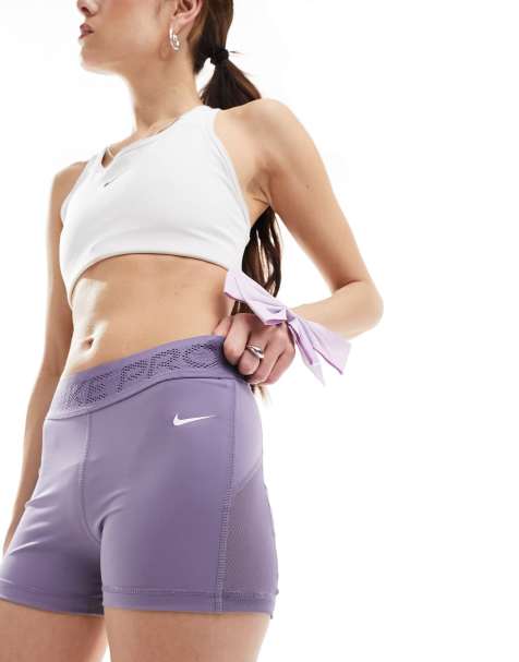 Nike Pro – Training Dri-FIT – Shorts aus lila Netzstoff, 3 Zoll Schrittlänge - view 1