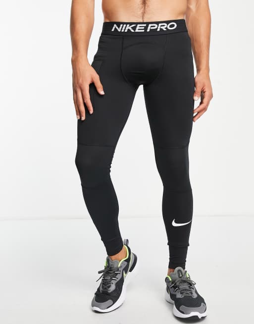 Black Nike Pro Training Dri-FIT Tights