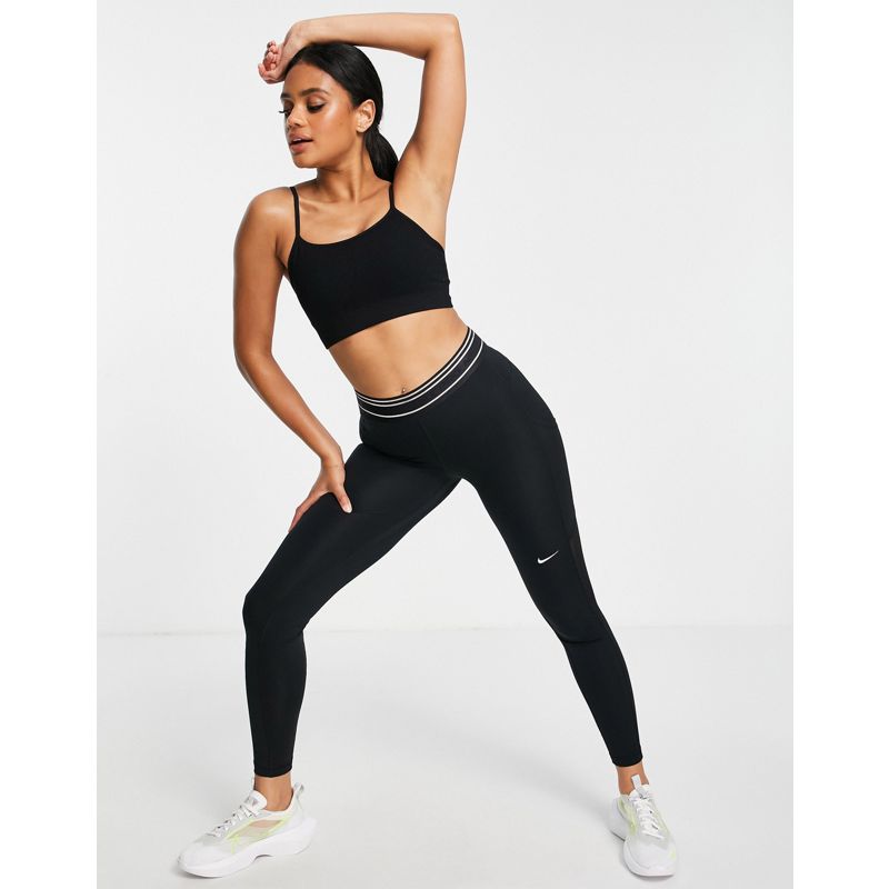 Nike - Pro Training Femme - Leggings neri con tasca