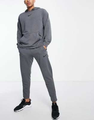 Nike Pro Training Fleece hoodie in grey 