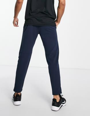 mens navy fleece joggers