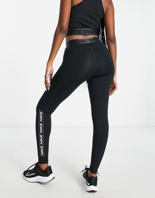 Nike Pro Training GRX mid rise leggings in black